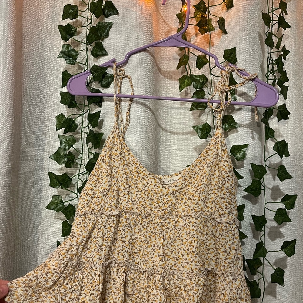 Yellow Floral Top